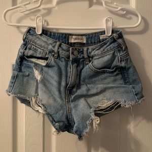 Pacsun high rise festival shorts size 24